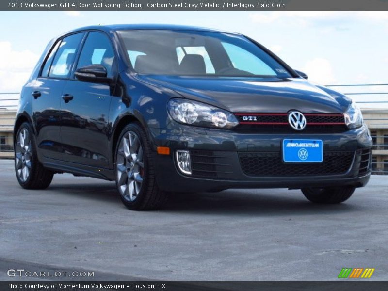 Carbon Steel Gray Metallic / Interlagos Plaid Cloth 2013 Volkswagen GTI 4 Door Wolfsburg Edition