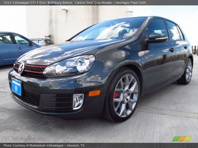 Carbon Steel Gray Metallic / Interlagos Plaid Cloth 2013 Volkswagen GTI 4 Door Wolfsburg Edition