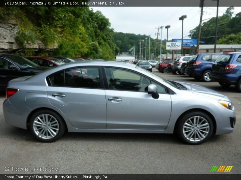 Ice Silver Metallic / Black 2013 Subaru Impreza 2.0i Limited 4 Door