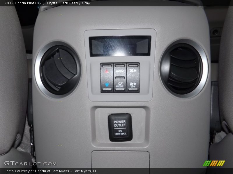 Crystal Black Pearl / Gray 2012 Honda Pilot EX-L
