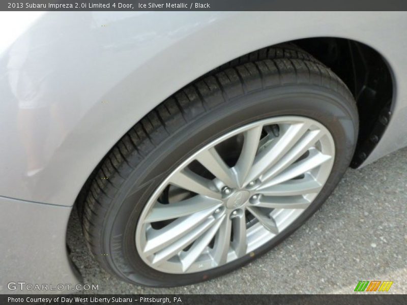 Ice Silver Metallic / Black 2013 Subaru Impreza 2.0i Limited 4 Door
