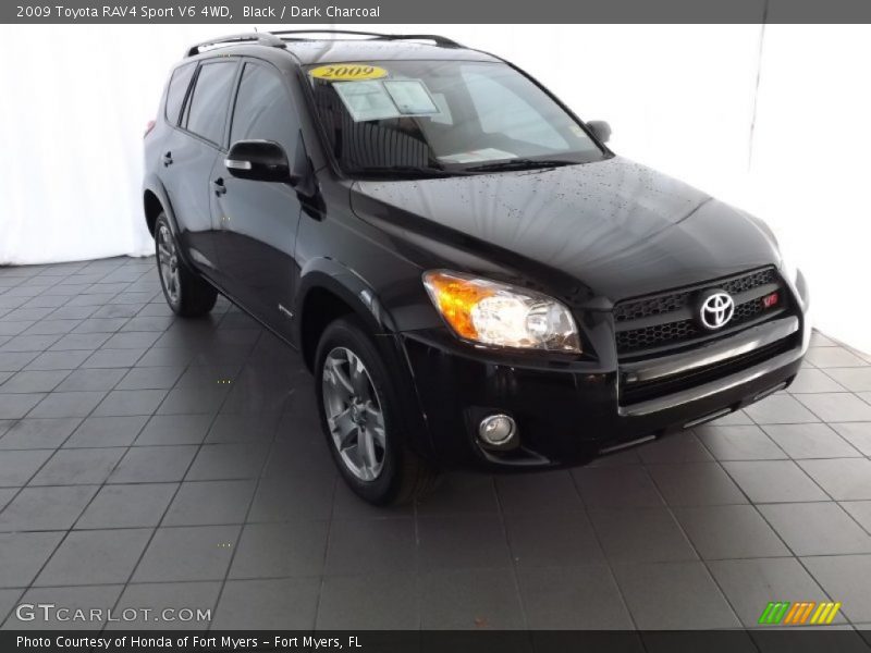 Black / Dark Charcoal 2009 Toyota RAV4 Sport V6 4WD