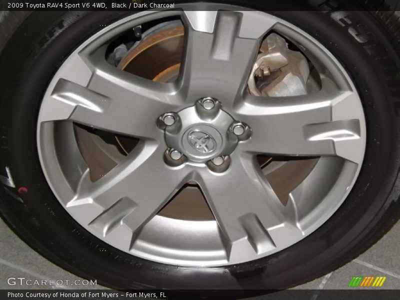 Black / Dark Charcoal 2009 Toyota RAV4 Sport V6 4WD