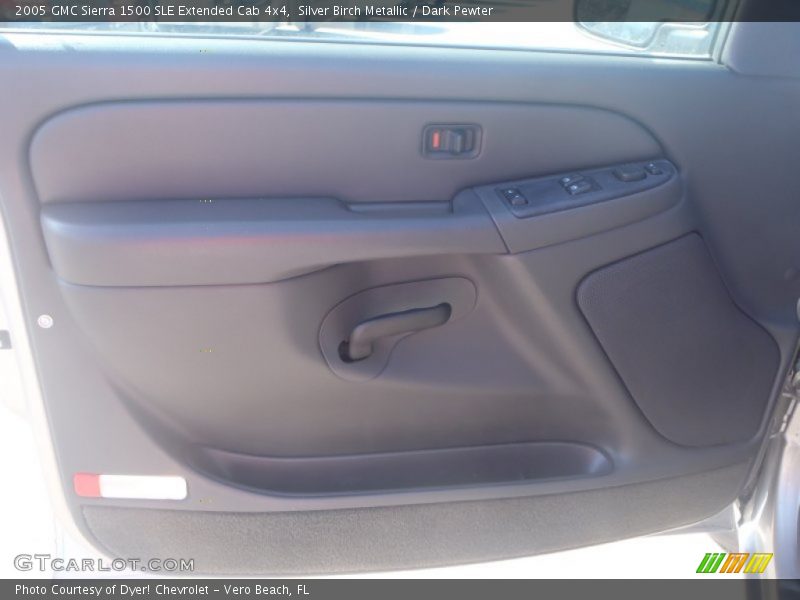 Silver Birch Metallic / Dark Pewter 2005 GMC Sierra 1500 SLE Extended Cab 4x4