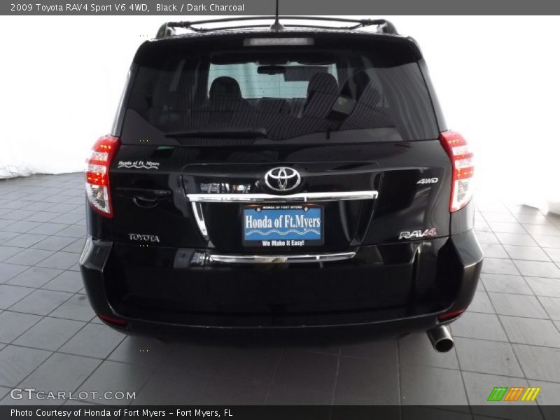 Black / Dark Charcoal 2009 Toyota RAV4 Sport V6 4WD