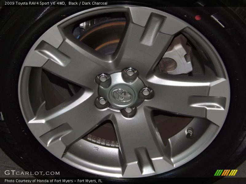 Black / Dark Charcoal 2009 Toyota RAV4 Sport V6 4WD
