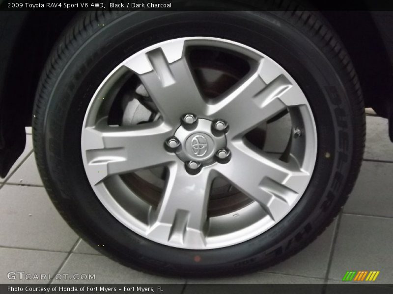 Black / Dark Charcoal 2009 Toyota RAV4 Sport V6 4WD