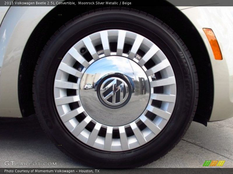 Moonrock Silver Metallic / Beige 2013 Volkswagen Beetle 2.5L Convertible