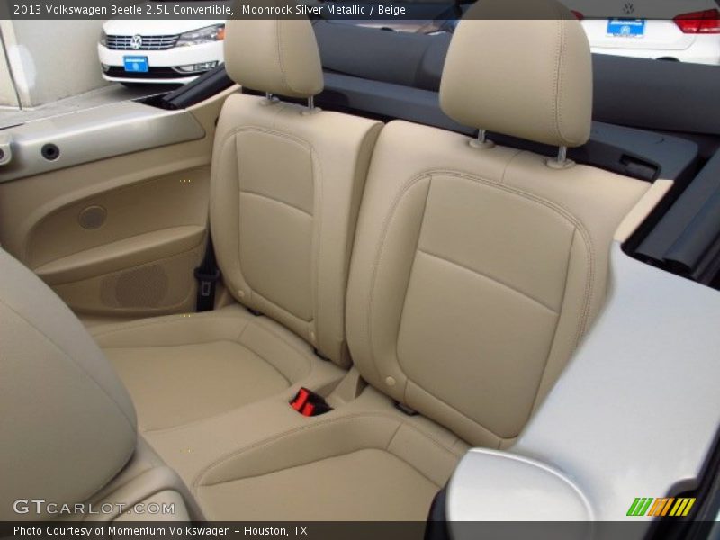 Moonrock Silver Metallic / Beige 2013 Volkswagen Beetle 2.5L Convertible
