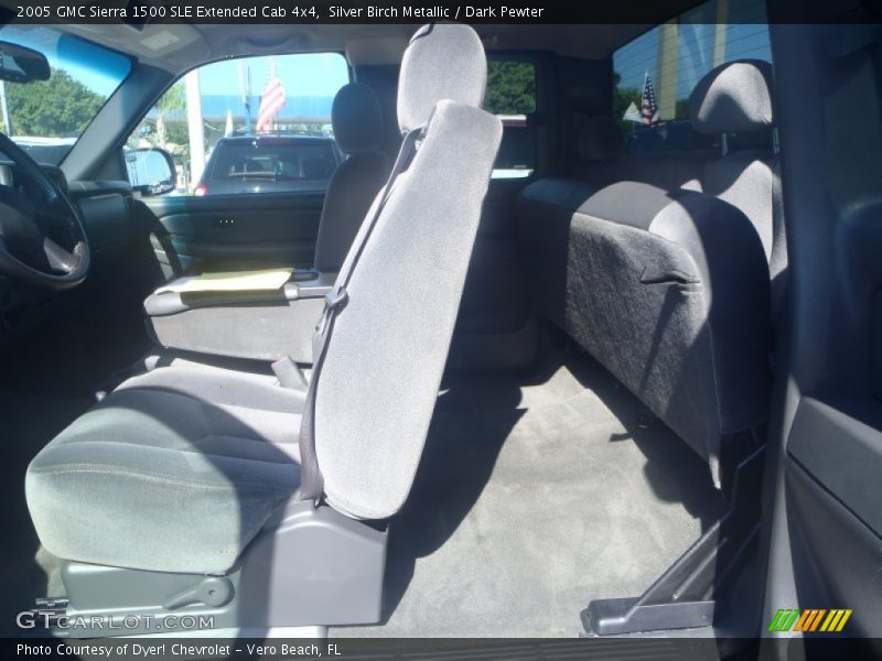 Silver Birch Metallic / Dark Pewter 2005 GMC Sierra 1500 SLE Extended Cab 4x4