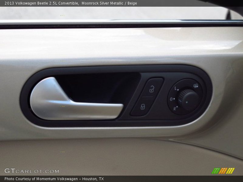 Moonrock Silver Metallic / Beige 2013 Volkswagen Beetle 2.5L Convertible