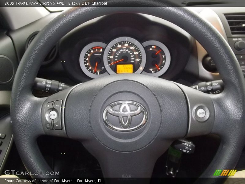 Black / Dark Charcoal 2009 Toyota RAV4 Sport V6 4WD