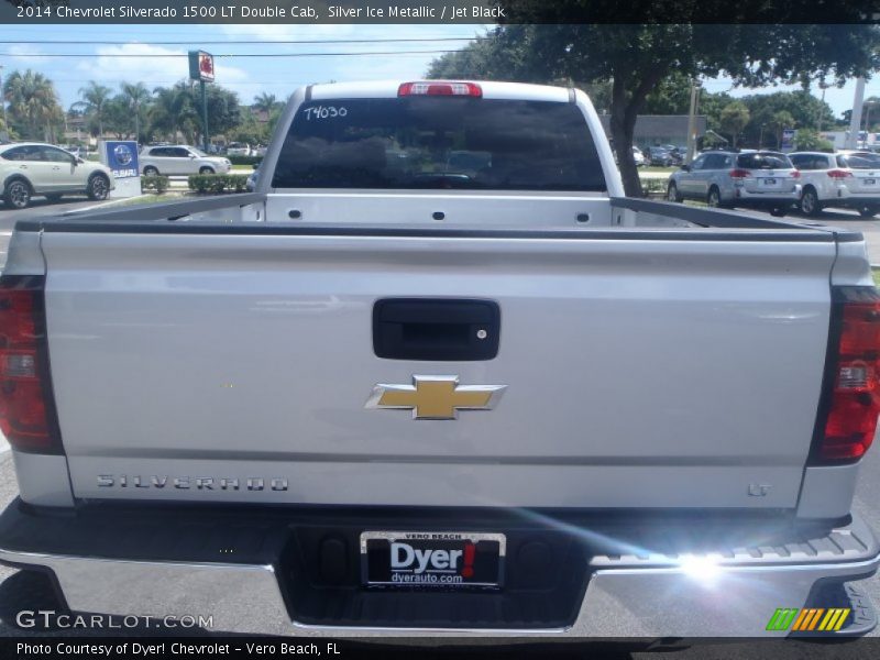 Silver Ice Metallic / Jet Black 2014 Chevrolet Silverado 1500 LT Double Cab