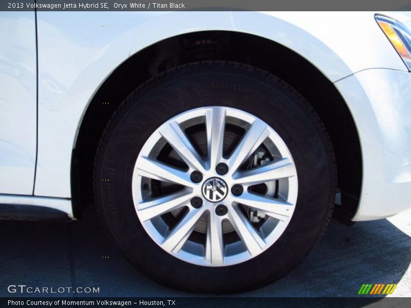 Oryx White / Titan Black 2013 Volkswagen Jetta Hybrid SE