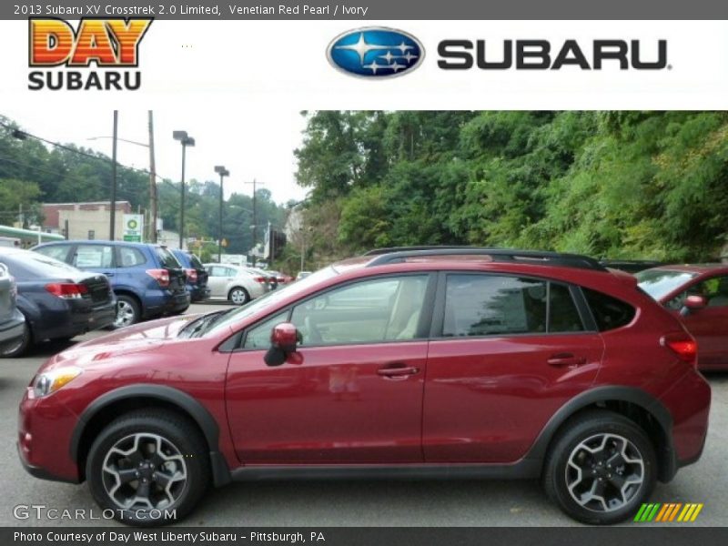 Venetian Red Pearl / Ivory 2013 Subaru XV Crosstrek 2.0 Limited