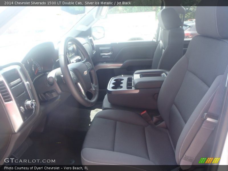 Silver Ice Metallic / Jet Black 2014 Chevrolet Silverado 1500 LT Double Cab