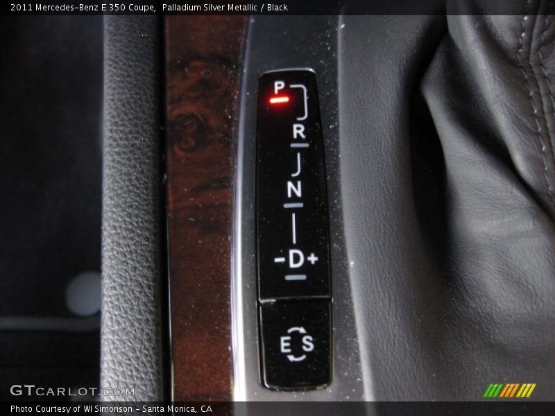 Palladium Silver Metallic / Black 2011 Mercedes-Benz E 350 Coupe