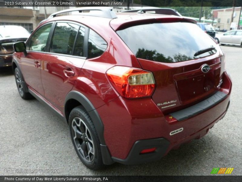 Venetian Red Pearl / Ivory 2013 Subaru XV Crosstrek 2.0 Limited
