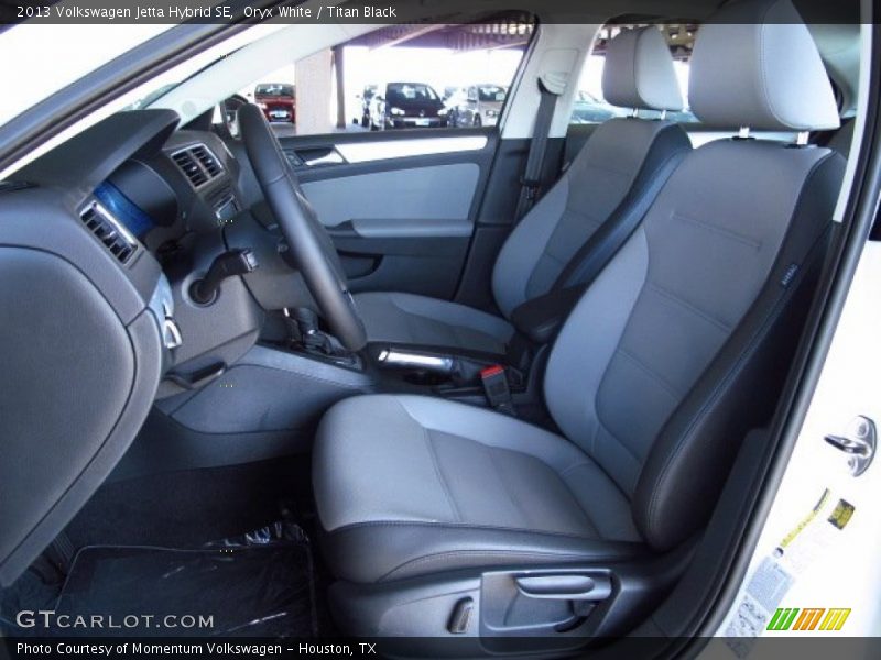 Oryx White / Titan Black 2013 Volkswagen Jetta Hybrid SE