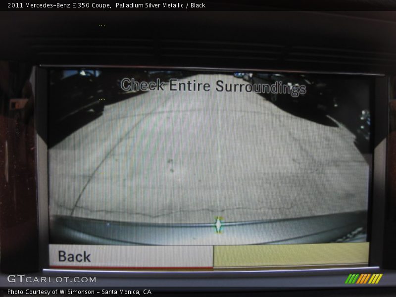 Palladium Silver Metallic / Black 2011 Mercedes-Benz E 350 Coupe