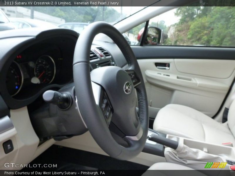 Venetian Red Pearl / Ivory 2013 Subaru XV Crosstrek 2.0 Limited
