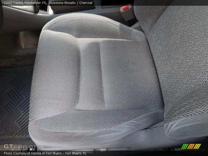 Bluestone Metallic / Charcoal 2003 Toyota Highlander V6