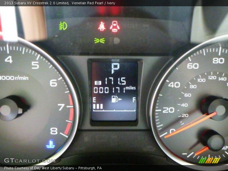 Venetian Red Pearl / Ivory 2013 Subaru XV Crosstrek 2.0 Limited