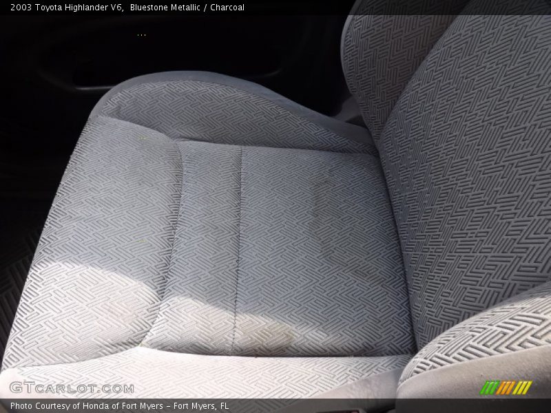 Bluestone Metallic / Charcoal 2003 Toyota Highlander V6