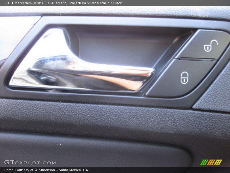 Palladium Silver Metallic / Black 2011 Mercedes-Benz GL 450 4Matic