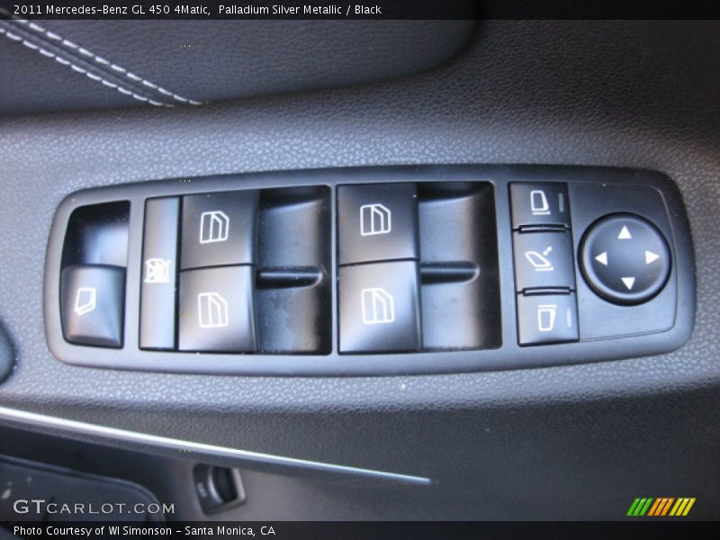 Palladium Silver Metallic / Black 2011 Mercedes-Benz GL 450 4Matic