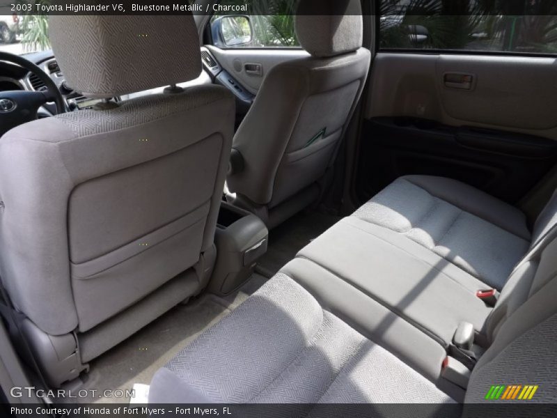 Bluestone Metallic / Charcoal 2003 Toyota Highlander V6