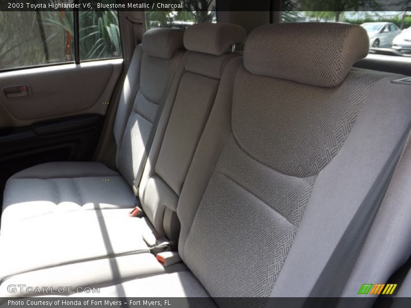 Bluestone Metallic / Charcoal 2003 Toyota Highlander V6