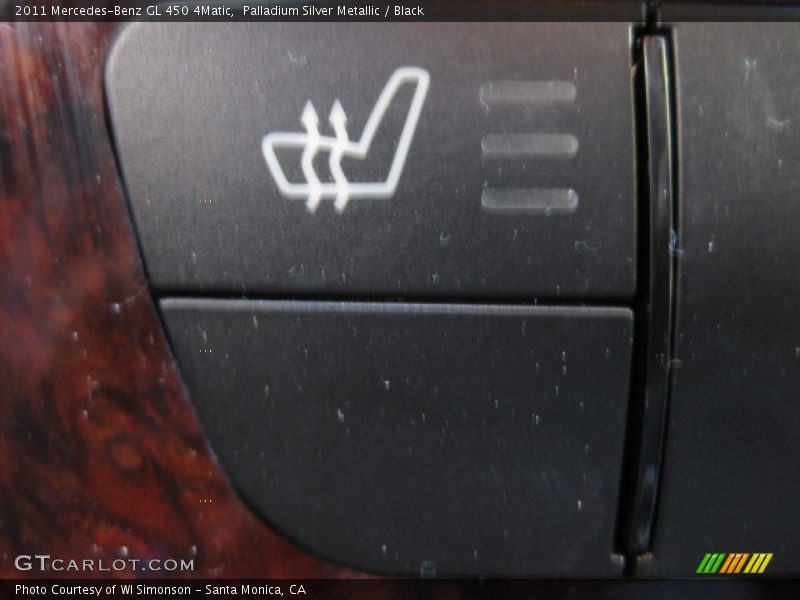 Palladium Silver Metallic / Black 2011 Mercedes-Benz GL 450 4Matic