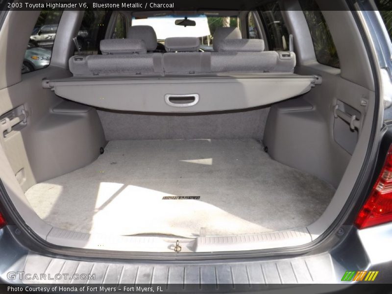 Bluestone Metallic / Charcoal 2003 Toyota Highlander V6