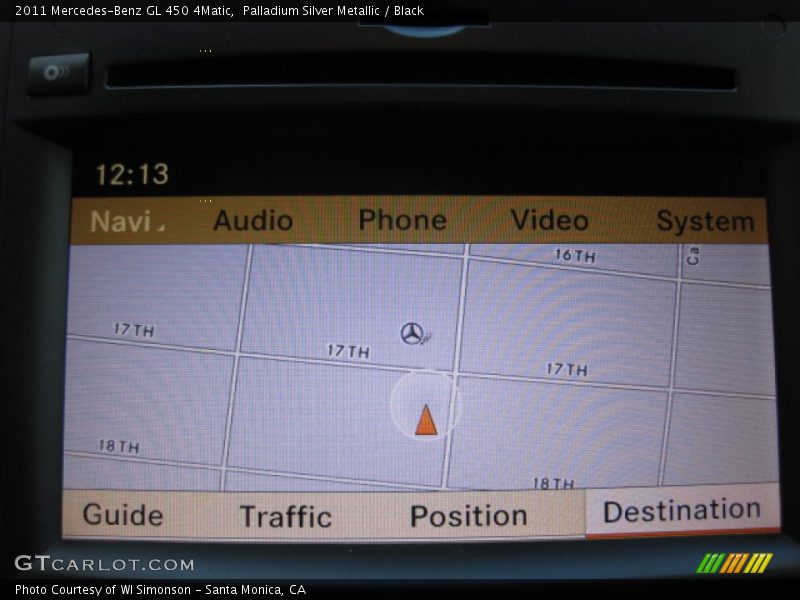 Palladium Silver Metallic / Black 2011 Mercedes-Benz GL 450 4Matic