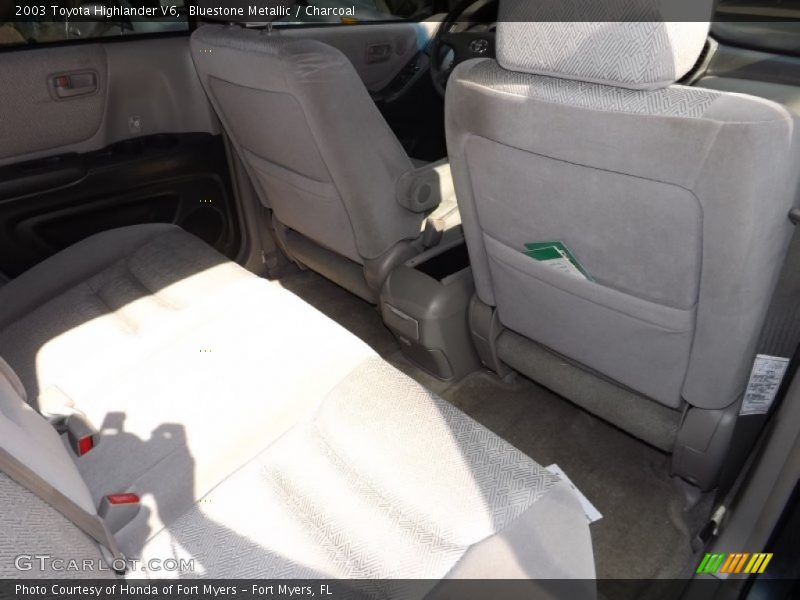 Bluestone Metallic / Charcoal 2003 Toyota Highlander V6
