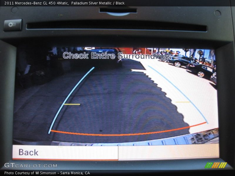 Palladium Silver Metallic / Black 2011 Mercedes-Benz GL 450 4Matic