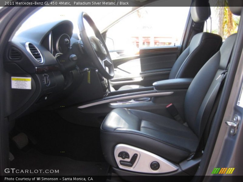 Palladium Silver Metallic / Black 2011 Mercedes-Benz GL 450 4Matic