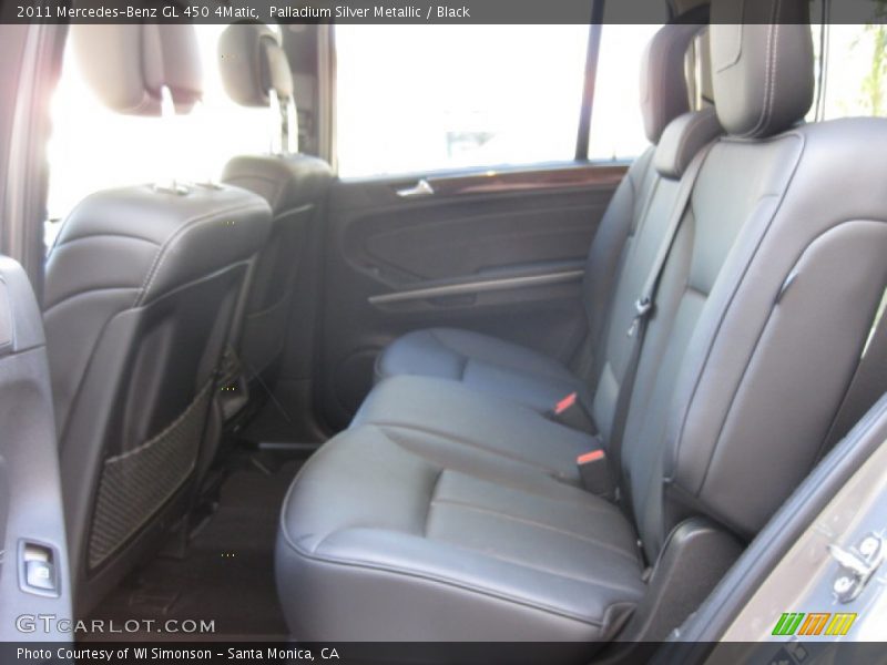 Palladium Silver Metallic / Black 2011 Mercedes-Benz GL 450 4Matic
