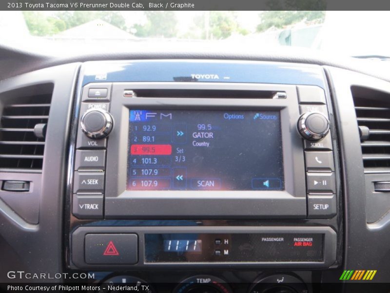 Black / Graphite 2013 Toyota Tacoma V6 Prerunner Double Cab