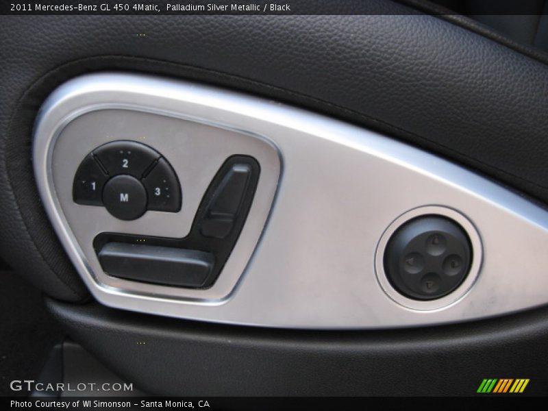 Palladium Silver Metallic / Black 2011 Mercedes-Benz GL 450 4Matic