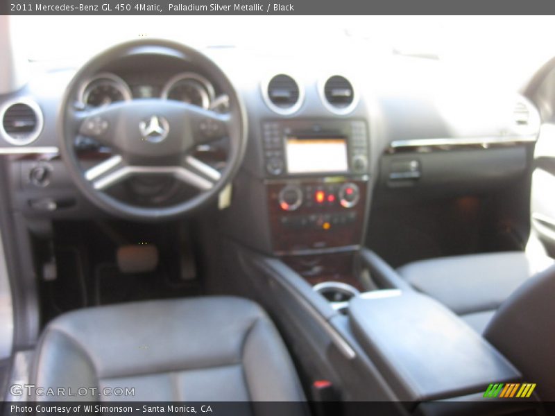 Palladium Silver Metallic / Black 2011 Mercedes-Benz GL 450 4Matic