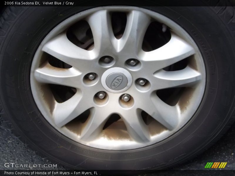 Velvet Blue / Gray 2006 Kia Sedona EX