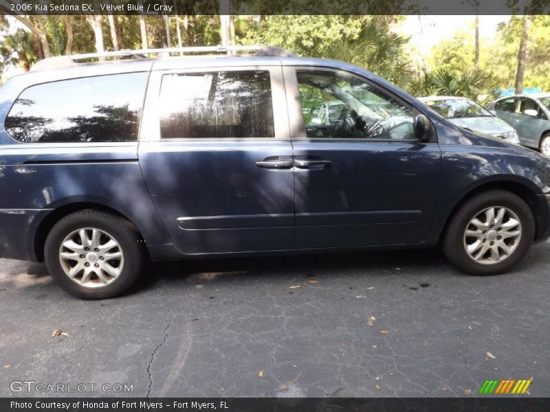 Velvet Blue / Gray 2006 Kia Sedona EX