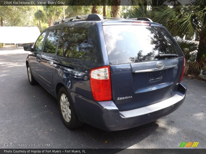 Velvet Blue / Gray 2006 Kia Sedona EX