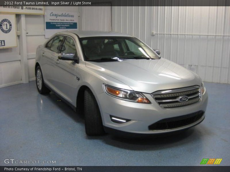 Ingot Silver / Light Stone 2012 Ford Taurus Limited
