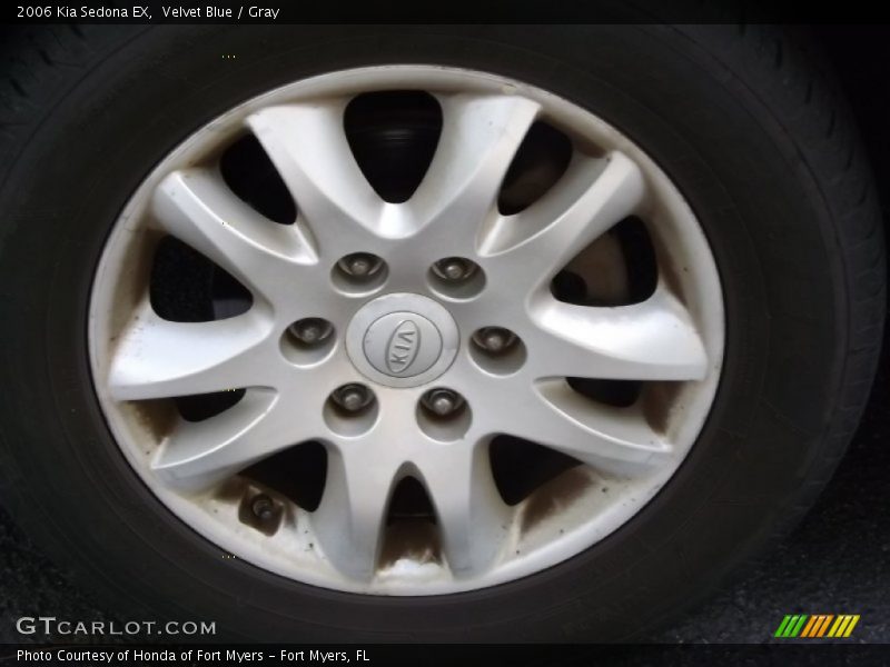 Velvet Blue / Gray 2006 Kia Sedona EX