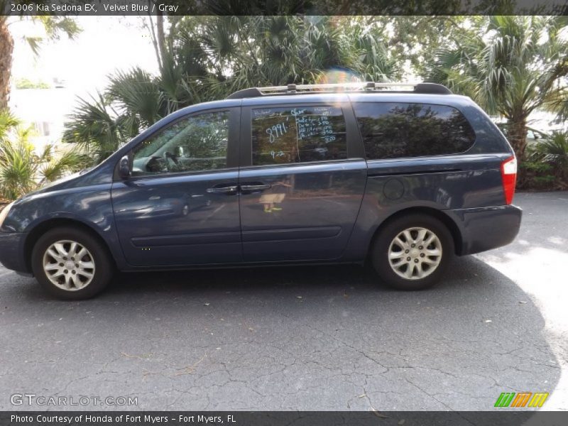 Velvet Blue / Gray 2006 Kia Sedona EX