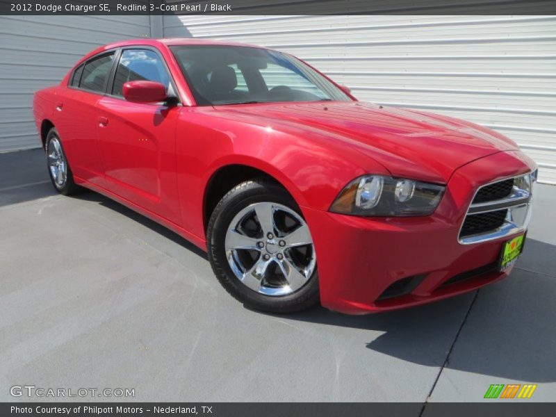 Redline 3-Coat Pearl / Black 2012 Dodge Charger SE