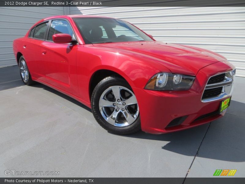 Redline 3-Coat Pearl / Black 2012 Dodge Charger SE